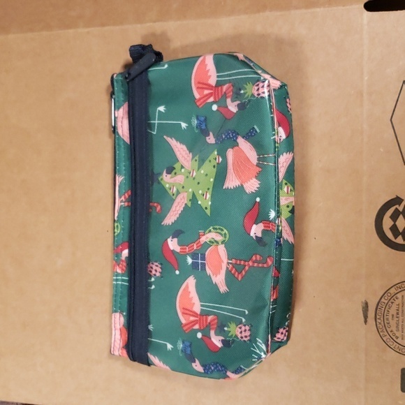 Thirty one Pouch‎ Festive Flamingos make up bag - Picture 1 of 11